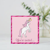 Invitation Anniversaire de l'Unicorne (Debout devant)