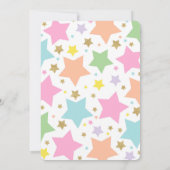 Invitation Anniversaire de l'Unicorne Pink Gold Un (Dos)