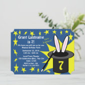 Invitation Anniversaire de Magic Me (Debout devant)