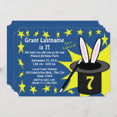 Invitation Anniversaire de Magic Me (Devant / Derrière)