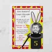 Invitation Anniversaire de Magic Me (Devant / Derrière)