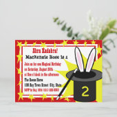 Invitation Anniversaire de Magic Me (Debout devant)