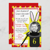 Invitation Anniversaire de Magic Me (Devant / Derrière)