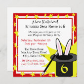 Invitation Anniversaire de Magic Me (Devant / Derrière)