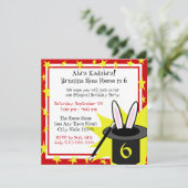 Invitation Anniversaire de Magic Me (Debout devant)