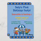 Invitation Anniversaire de Maisy et Cyril (Devant / Derrière)