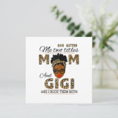 Invitation Anniversaire de Maman Dieu a donné Maman et Gigi (Debout devant)