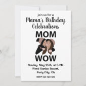 Invitation Anniversaire de maman et de maman (Devant)