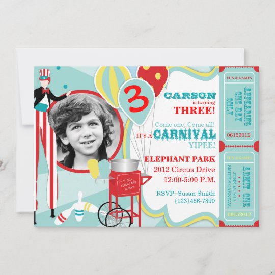 Invitation Anniversaire De Marcheur D Echasse De Carnaval Et Zazzle Be