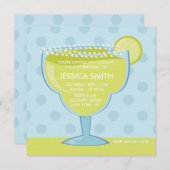 Invitation Anniversaire de margarita de chaux (Devant / Derrière)