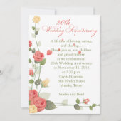 Invitation Anniversaire de mariage (Devant)