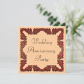 Invitation Anniversaire de mariage (Debout devant)