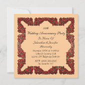 Invitation Anniversaire de mariage (Dos)