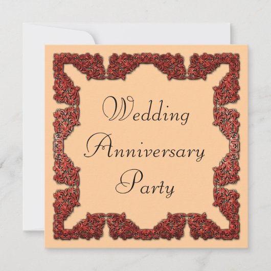 Invitation Anniversaire de mariage (Devant)