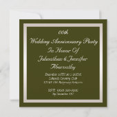 Invitation Anniversaire de mariage (Dos)