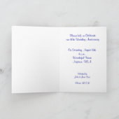 Invitation Anniversaire de Mariage (Intérieur)