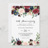 Invitation Anniversaire de mariage 50 ans Automne Rustique Bo (Devant)