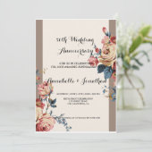 Invitation anniversaire de mariage bien-aimé (Debout devant)