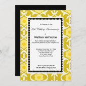 Invitation Anniversaire de Mariage Campagne Française (Devant / Derrière)