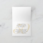 Invitation Anniversaire de mariage d'or (Intérieur)