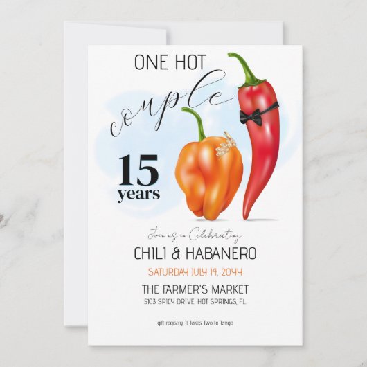 Invitation Anniversaire de mariage drôle  (Devant)
