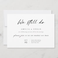 Anniversaire de mariage minimaliste simple 50 ans