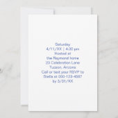 Invitation Anniversaire de Mariage Numéro Personnalisé et Pho (Dos)