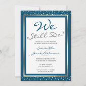 Invitation Anniversaire de Mariage On Est Toujours Là Élégant (Devant)