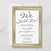 Invitation Anniversaire de Mariage On Est Toujours Là Élégant (Devant)