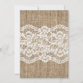 Invitation anniversaire de mariage Photo de tourne (Dos)