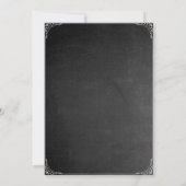 Invitation Anniversaire de Mariage Tableau Noir 50 (Dos)