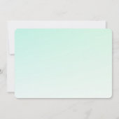 Invitation Anniversaire de méduses mignonnes et joyeuses (Dos)