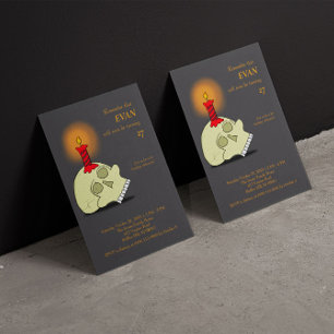 Invitation Anniversaire de Memento Mori Halloween