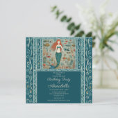 Invitation Anniversaire de Mermaid (Debout devant)