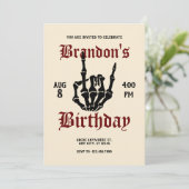 Invitation Anniversaire de Metal Rock (Debout devant)