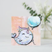 Invitation Anniversaire de Narwhal (Debout devant)