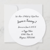 Invitation Anniversaire de Narwhal (Dos)