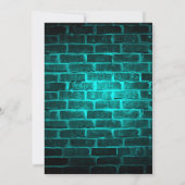 Invitation Anniversaire de Neon Disco dans les années 90 (Dos)