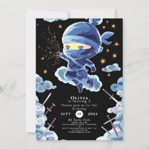 Invitation Anniversaire de Ninja