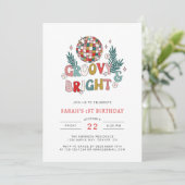 Invitation Anniversaire de Noël (Debout devant)