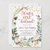 Invitation Anniversaire de Noël de l'Onederland (Devant)