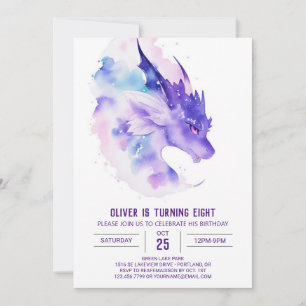 Invitation Anniversaire de notre petit dragon
