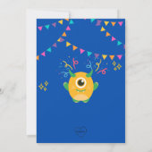 Invitation Anniversaire de notre petit monstre idiot (Dos)
