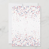 Invitation Anniversaire de notre petit pétard (Dos)