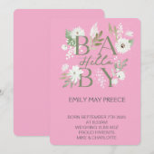 Invitation Anniversaire de Notre Petit Soleil Bash (Devant / Derrière)