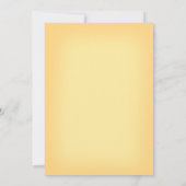 Invitation Anniversaire de notre petite abeille au miel (Dos)