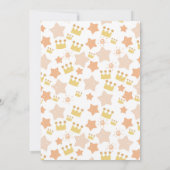 Invitation Anniversaire de "Notre petite princesse" personnal (Dos)