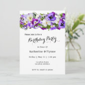 Invitation Anniversaire de Pansy (Debout devant)