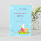 Invitation Anniversaire de Pâques (Debout devant)