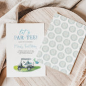 Invitation Anniversaire de Par-tee Mini Golf Boy